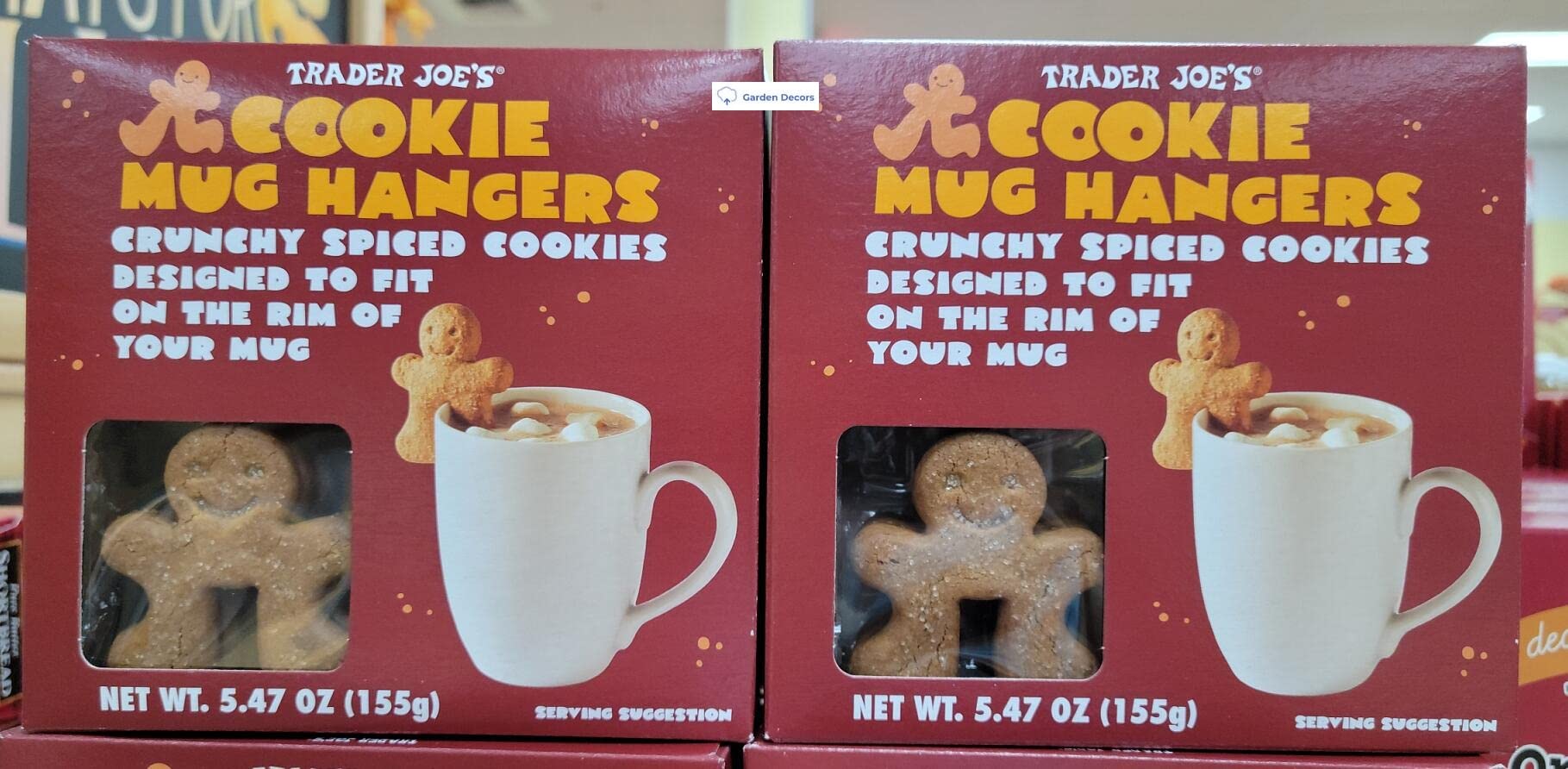 Amazon.com: Trader Joe's Limit Edition Cookie Mug Hangers 5.47oz